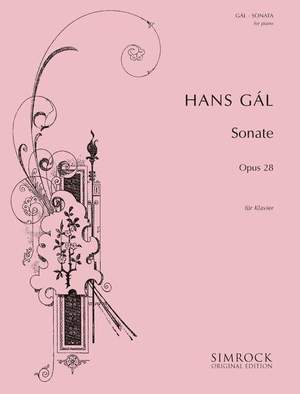 Gál, H: Piano Sonata op. 28
