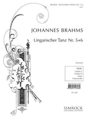 Brahms, J: Hungarian Dances 5 & 6