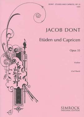 Dont, J: Etüden und Capricen op. 35