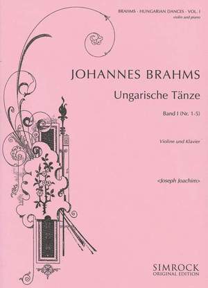 Brahms, J: Hungarian Dances Vol. 1