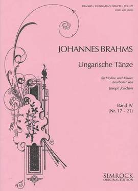 Brahms, J: Ungarische Tänze Vol. 4