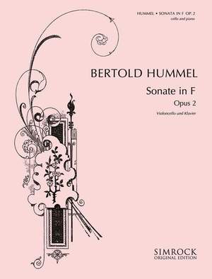 Hummel, B: Sonata in F op. 2