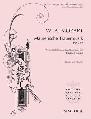 Mozart, W A: Masonic Funeral Music KV 477