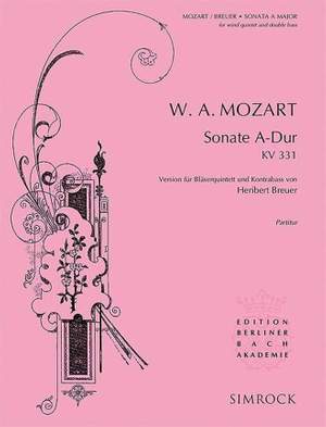 Mozart, W A: Sonata in A Major KV 331