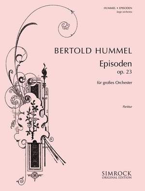 Hummel, B: Episodes op. 23b