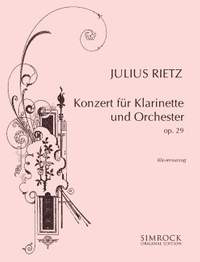 Rietz, J: Klarinettenkonzert g-Moll G minor op. 29