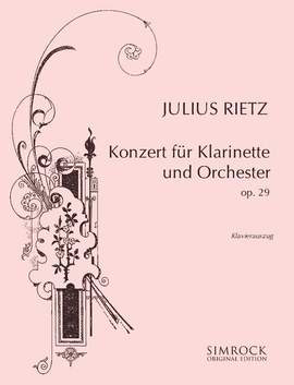 Rietz, J: Klarinettenkonzert g-Moll G minor op. 29