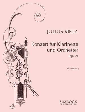 Rietz, J: Klarinettenkonzert g-Moll G minor op. 29