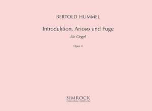 Hummel, B: Introduction, Arioso and Fugue op. 4