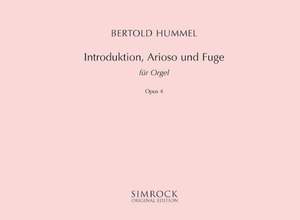 Hummel, B: Introduktion, Arioso und Fuge op. 4