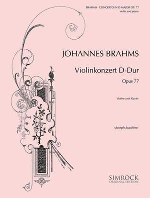 Brahms, J: Violin Concerto in D Major op. 77