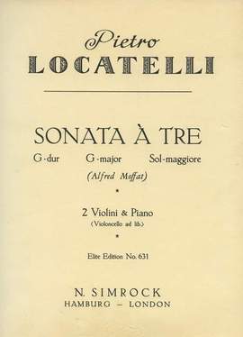 Locatelli, P A: Trio Sonata in G Major G major