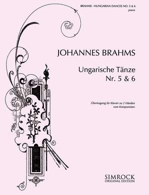 Brahms, J: Hungarian Dances Nos. 5 & 6