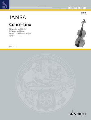 Jansa, L: Concertino D-Dur D major op. 54