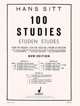 Sitt, H: 100 Etüden Op. 32 Issue 2