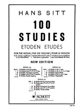 Sitt, H: 100 Etüden Op. 32 Issue 5