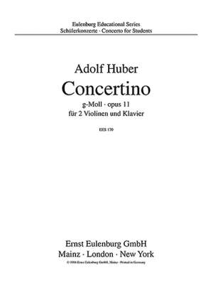 Huber, A: Konzert g-Moll G minor op. 11