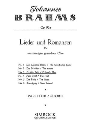 Brahms, J: Lieder und Romanzen op. 93a