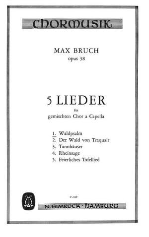 Bruch, M: Five Songs op. 38/1