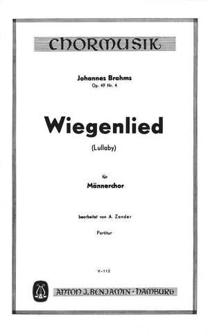 Brahms, J: Lullaby (Wiegenlied) op. 49/4