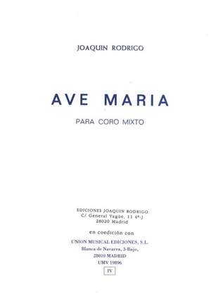 Rodrigo, J: Ave Maria
