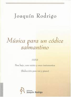 Rodrigo, J: Música para un códice salmantino