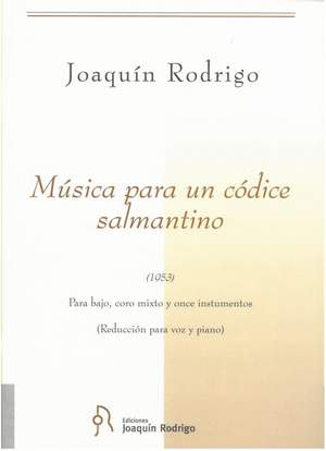 Rodrigo, J: Música para un códice salmantino