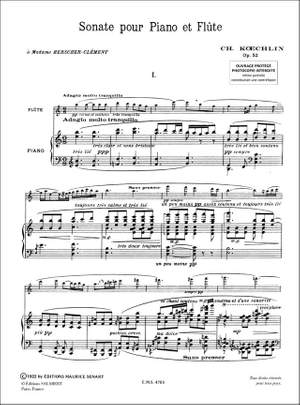 Koechlin: Sonate Op.52