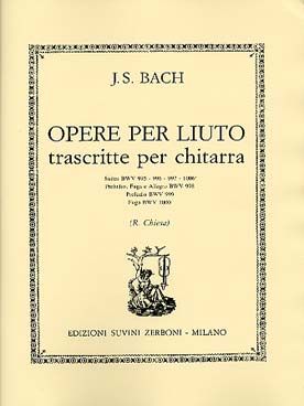 Bach, J S: Opere per Liuto