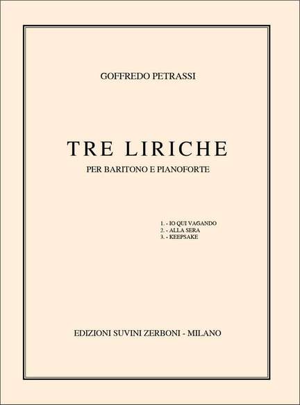 Petrassi, G: Tre Liriche