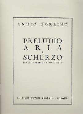 Porrino, E: Preludio, Aria e Scherzo