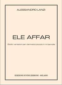 Lanzi, A: Ele Affar