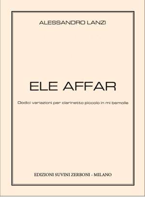 Lanzi, A: Ele Affar