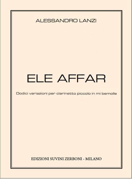Lanzi, A: Ele Affar