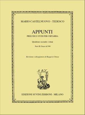 Castelnuovo-Tedesco, M: Appunti Vol. II/3