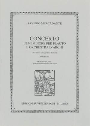 Mercadante, S: Concerto e-Moll op. 57