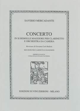 Mercadante, S: Concerto B-Dur B flat major op.101