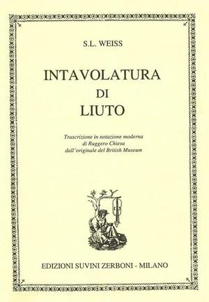 Weiss, S L: Intabulatura di liuto