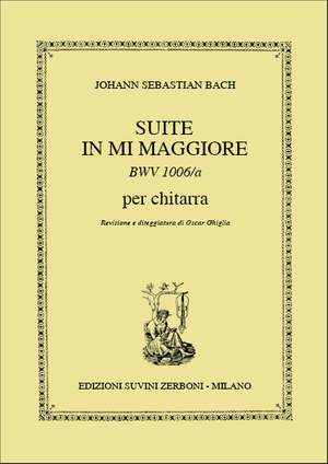 Bach, J S: Suite E major BWV 1006a