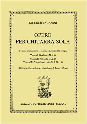 Paganini, N: Opere per Chitarra sola Vol. 2