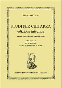 Sor, F: Studi per Chitarra op. 6 und 29 Vol. I