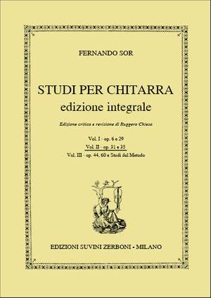 Sor, F: Studi per Chitarra op. 31 und 35 Vol. II