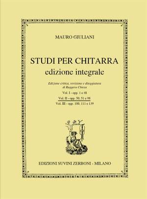 Giuliani, M: Studi per Chitarra op. 51 und 98 Vol. 2