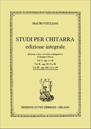 Giuliani, M: Studi per Chitarra op. 100, 111 und 139 Vol. III
