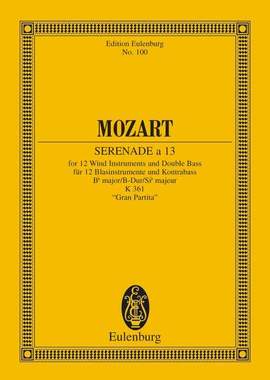 Mozart, W A: Serenade a 13 No. 10 B flat major B flat major KV 361
