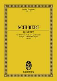 Schubert: String Quartet E major op. 125/2 D 353