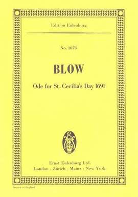 Blow, J: Ode for St. Cecilia's Day