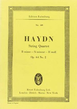 Haydn, J: String Quartet B minor op. 64/2 Hob. III: 68