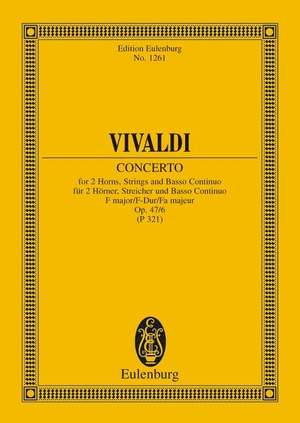 Vivaldi: Concerto F major op. 47/6 RV / P 321