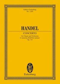 Handel, G F: Organ concerto No. 11 G minor op. 7/5 HWV 310